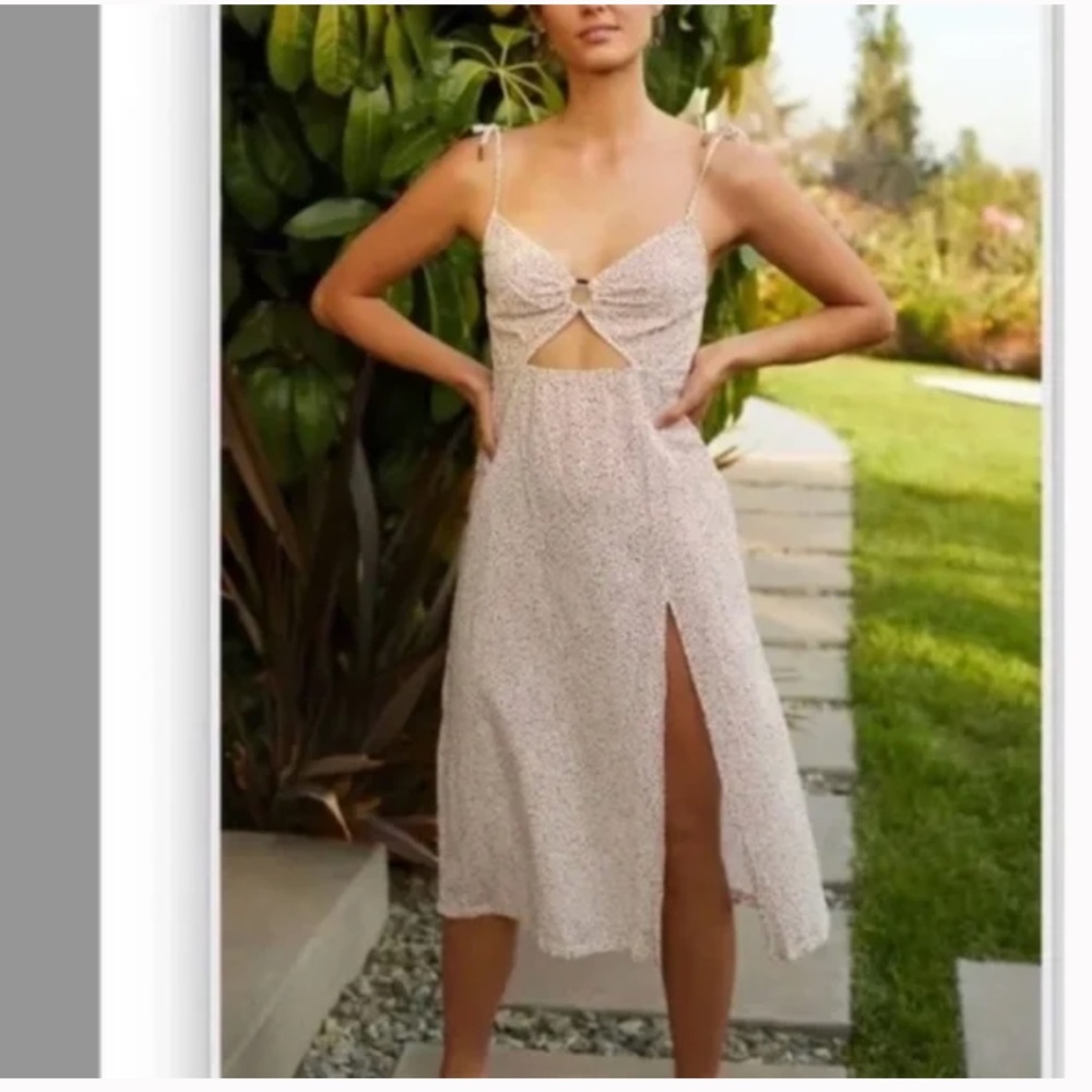 Sanctuary Cover Up Boho Peasant Hipster Hippie Beach Art Deco Farm Midi Dress